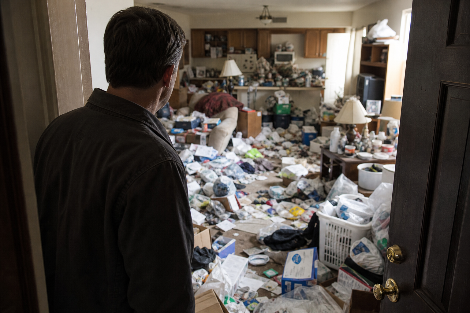 Titelbild: Mieter hinterlässt eine vermüllte Wohnung – was Vermieter jetzt tun können