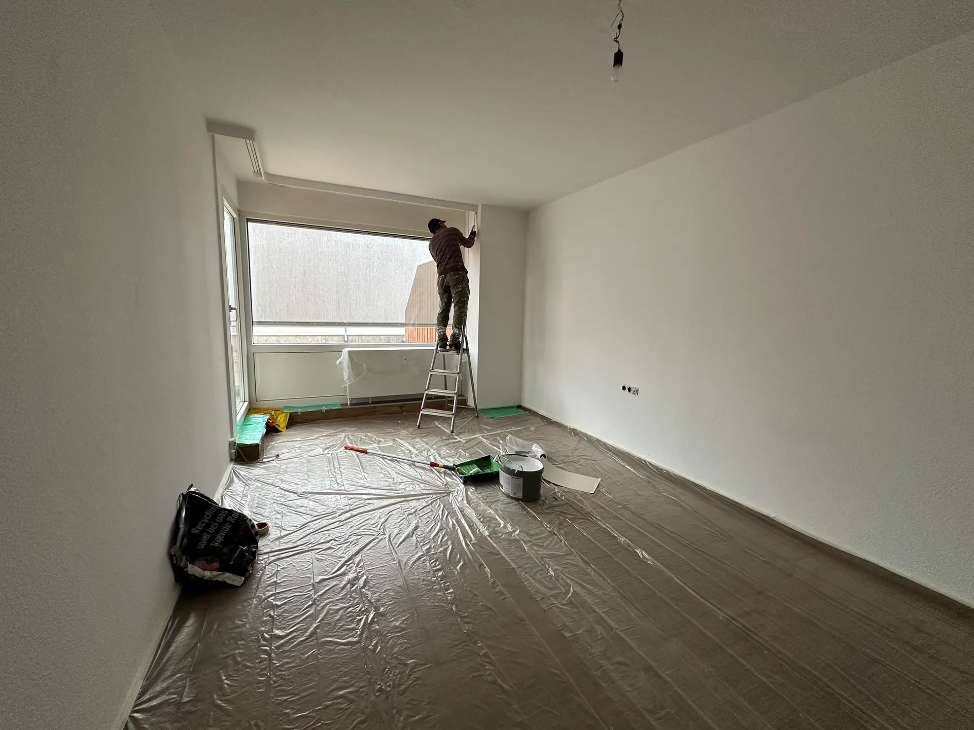 Spachteln und Vorbereitung